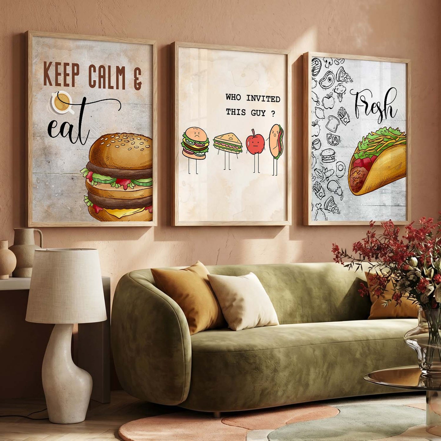 Cafe Wall Art  Paintings for Living Room - Wall Poster With frames
