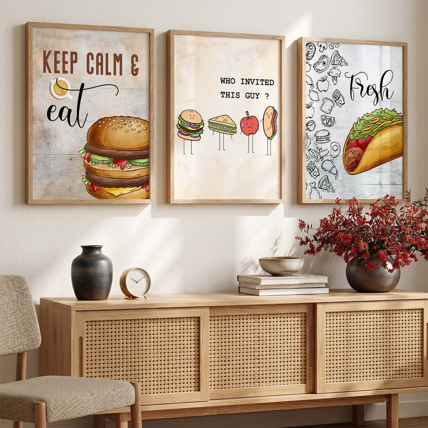 Cafe Wall Art  Paintings for Living Room - Wall Poster With frames