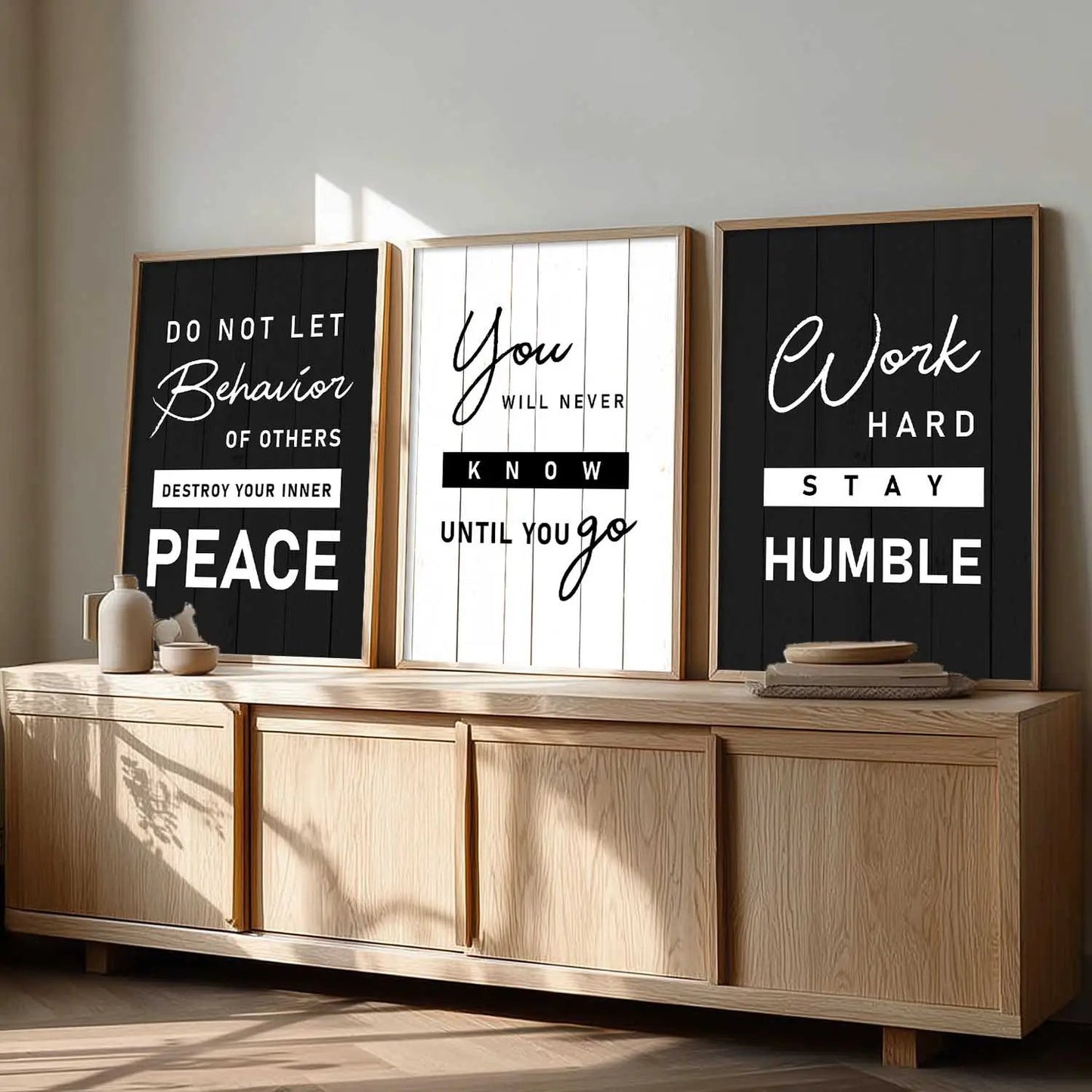 Motivational  Wall Art  Paintings for Living Room - Wall Poster With frames