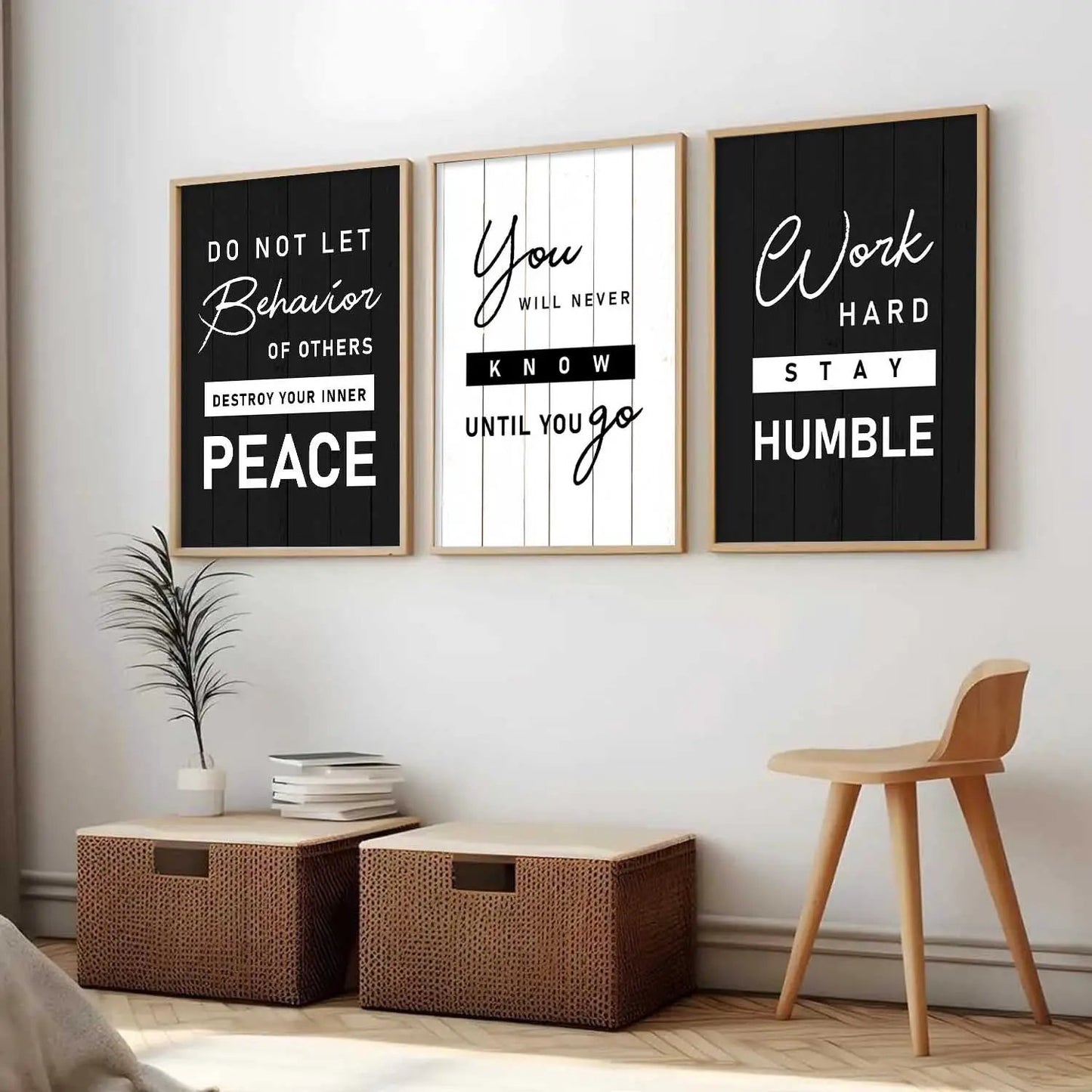 Motivational  Wall Art  Paintings for Living Room - Wall Poster With frames