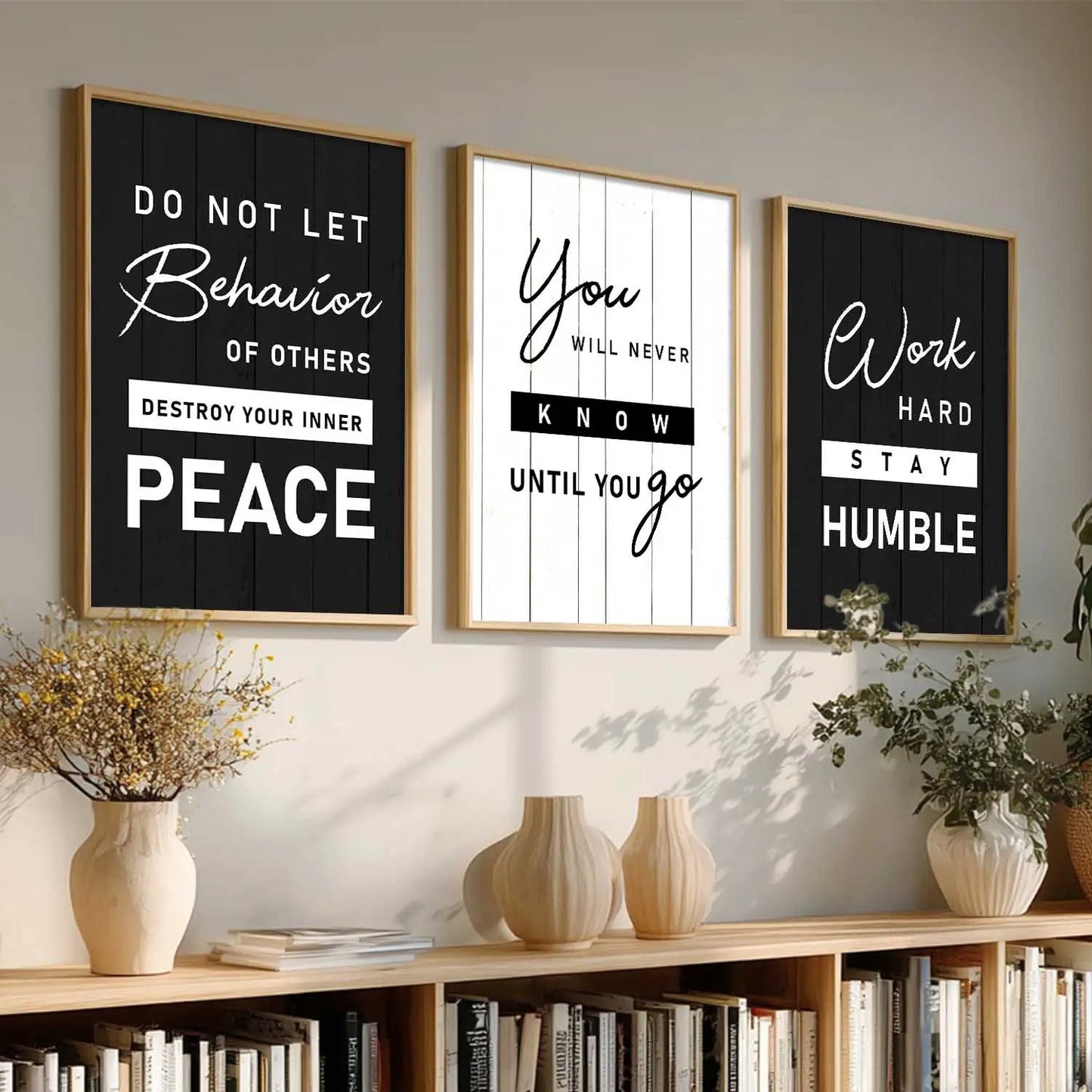 Motivational  Wall Art  Paintings for Living Room - Wall Poster With frames