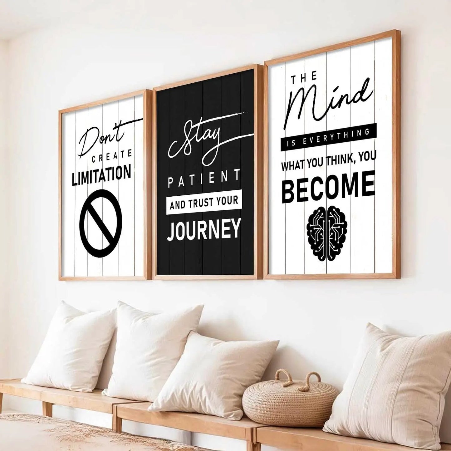 Motivational   Wall Art  Paintings for Living Room - Wall Poster With frames