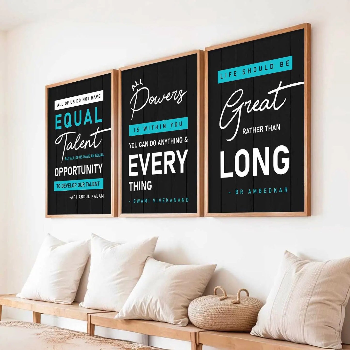 Motivational Wall Art Paintings for Living Room - Wall Poster With frames