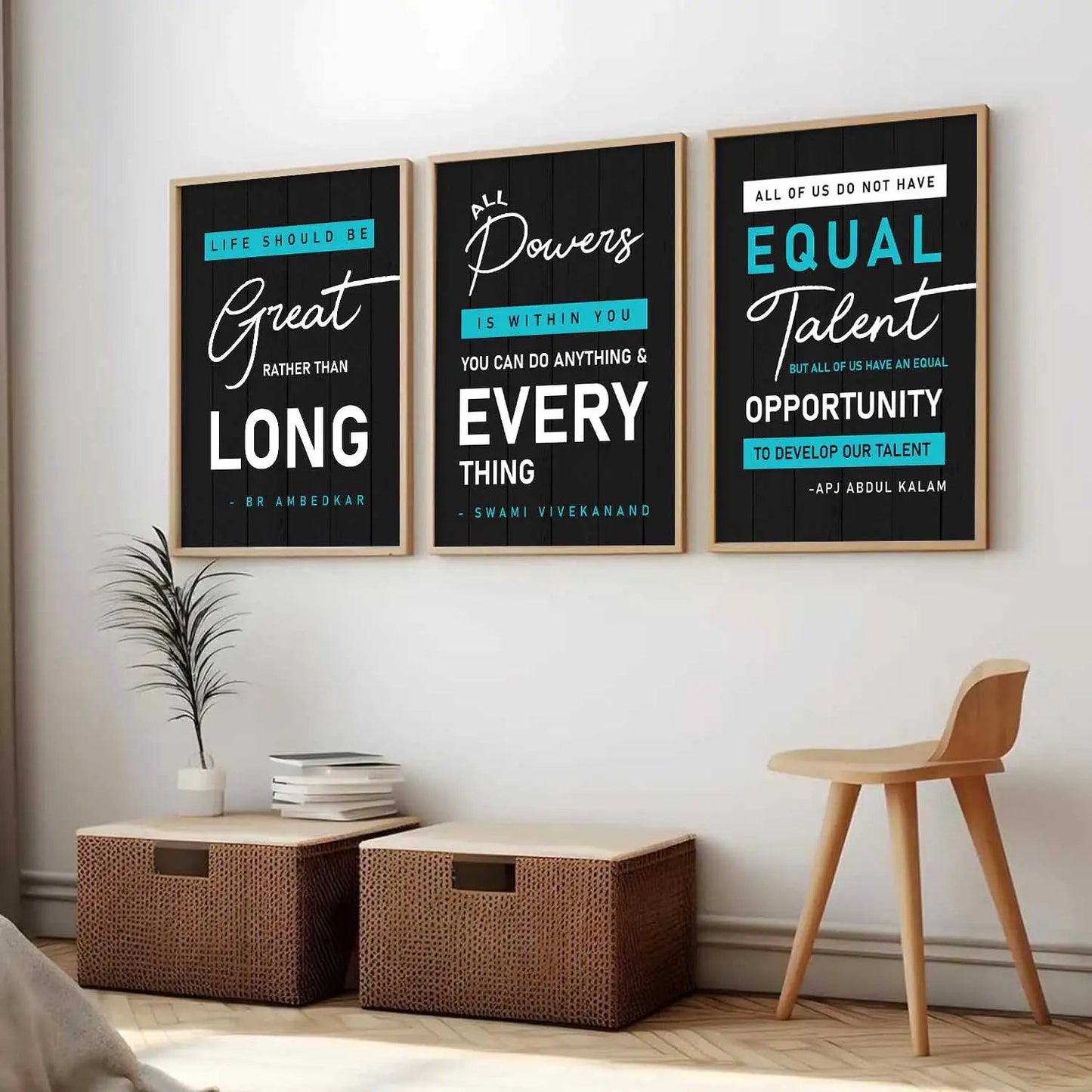 Motivational Wall Art Paintings for Living Room - Wall Poster With frames