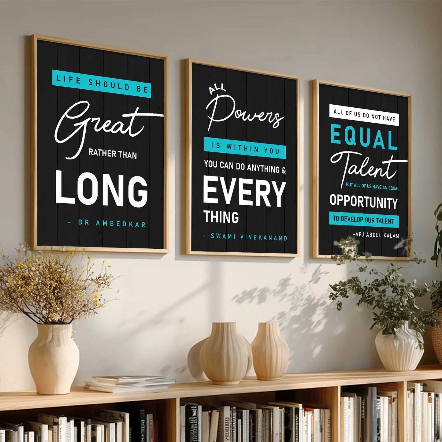 Motivational Wall Art Paintings for Living Room - Wall Poster With frames