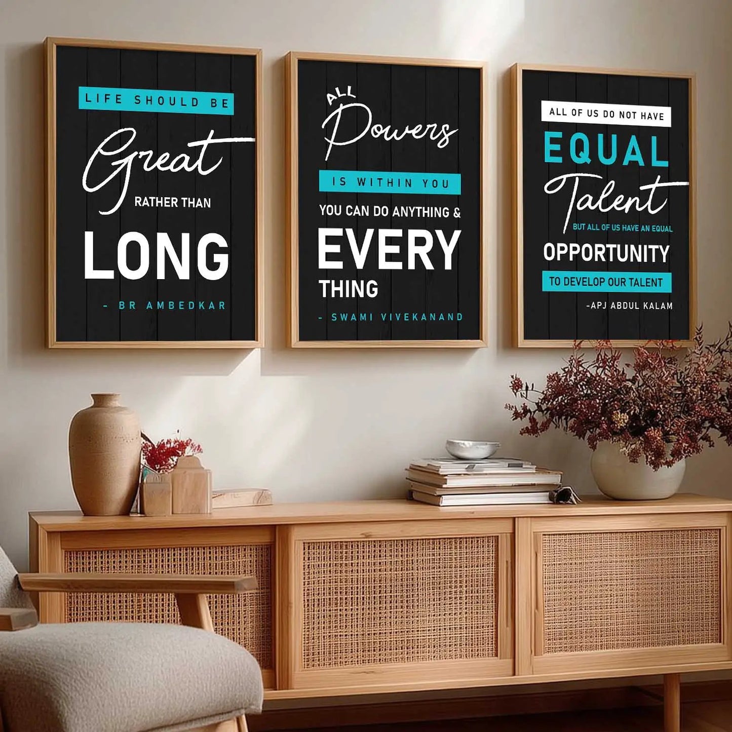 Motivational Wall Art Paintings for Living Room - Wall Poster With frames
