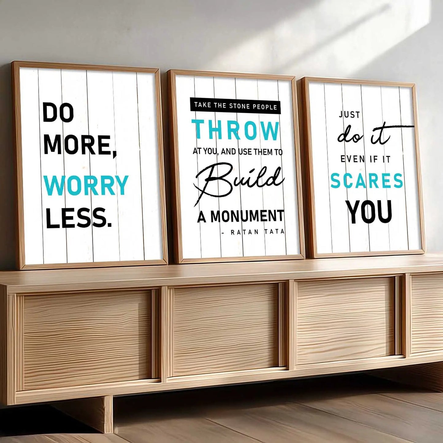 Motivational    Wall  Art  Paintings for Living Room - Wall Poster With frames