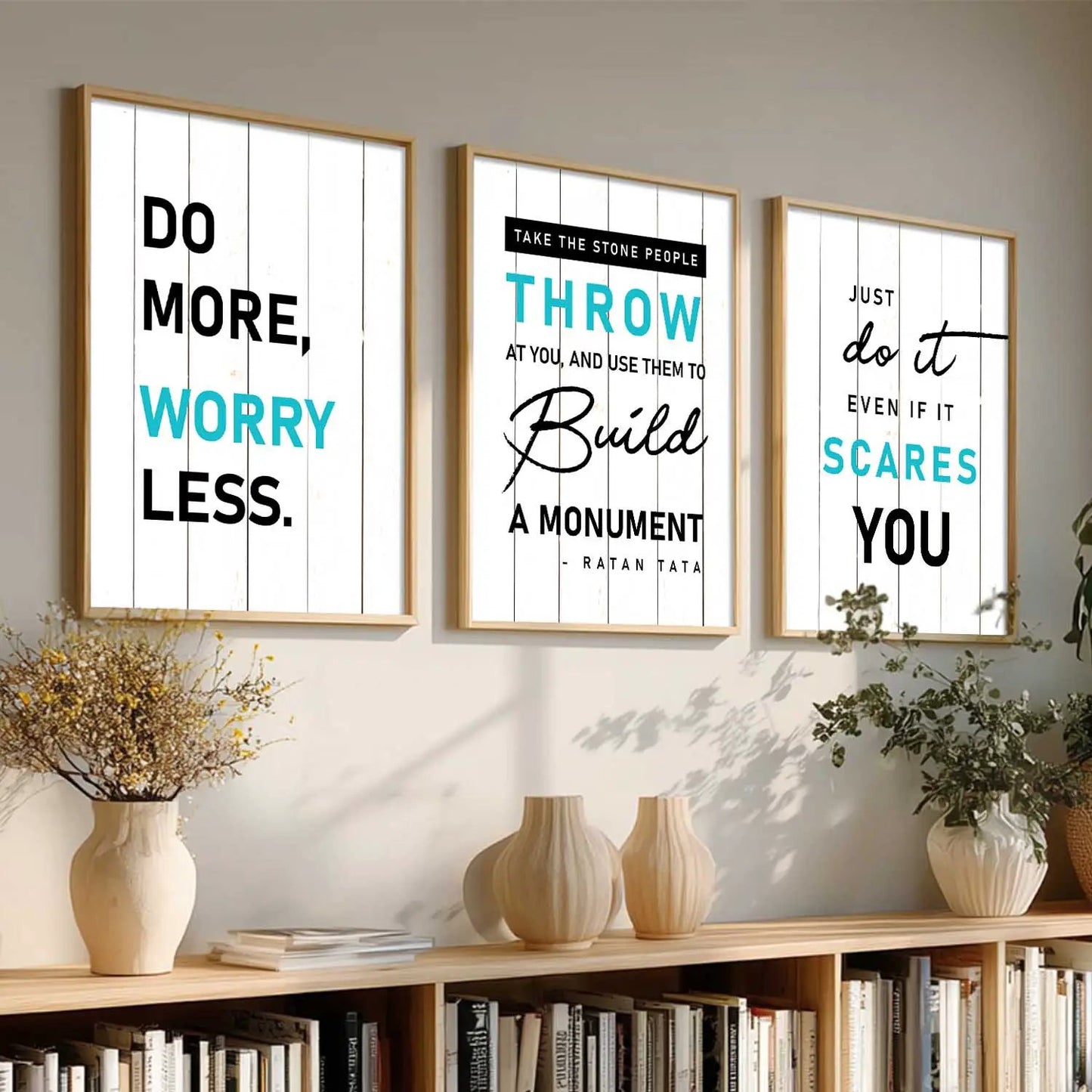 Motivational    Wall  Art  Paintings for Living Room - Wall Poster With frames