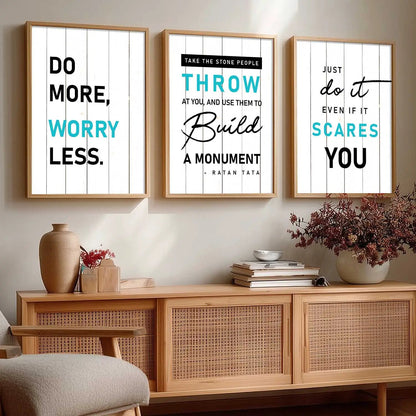 Motivational    Wall  Art  Paintings for Living Room - Wall Poster With frames