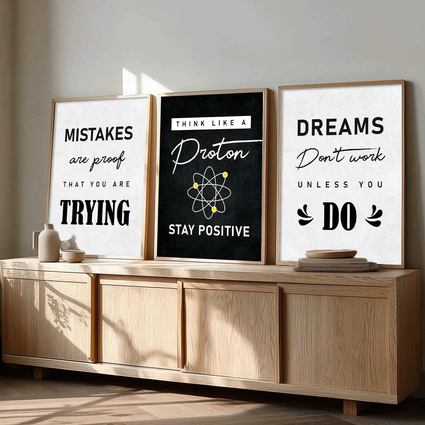 Motivational  Wall  Art Paintings for Living Room - Wall Poster With frames