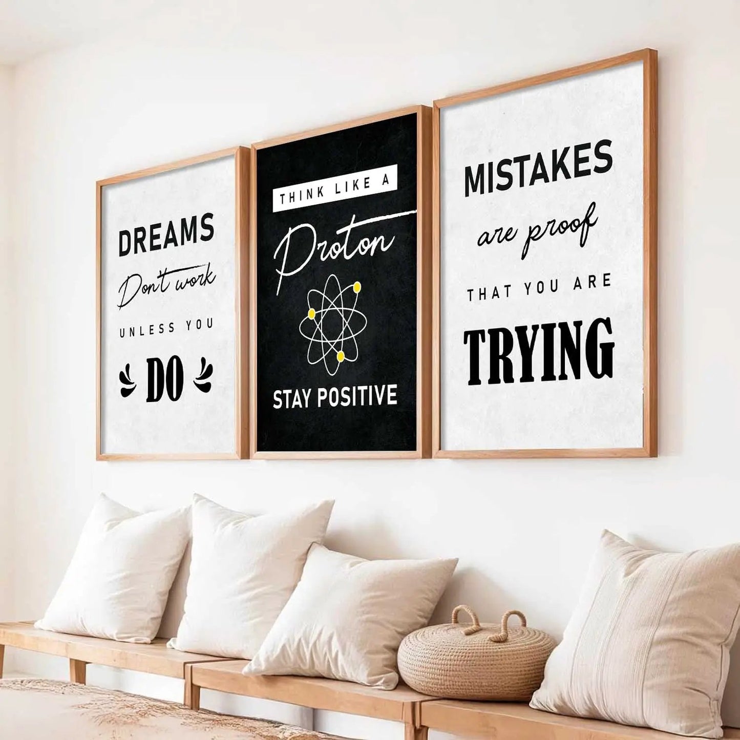 Motivational  Wall  Art Paintings for Living Room - Wall Poster With frames