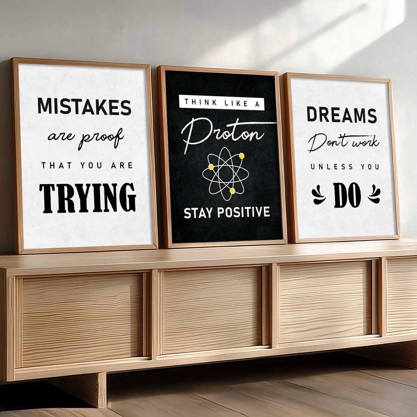 Motivational  Wall  Art Paintings for Living Room - Wall Poster With frames