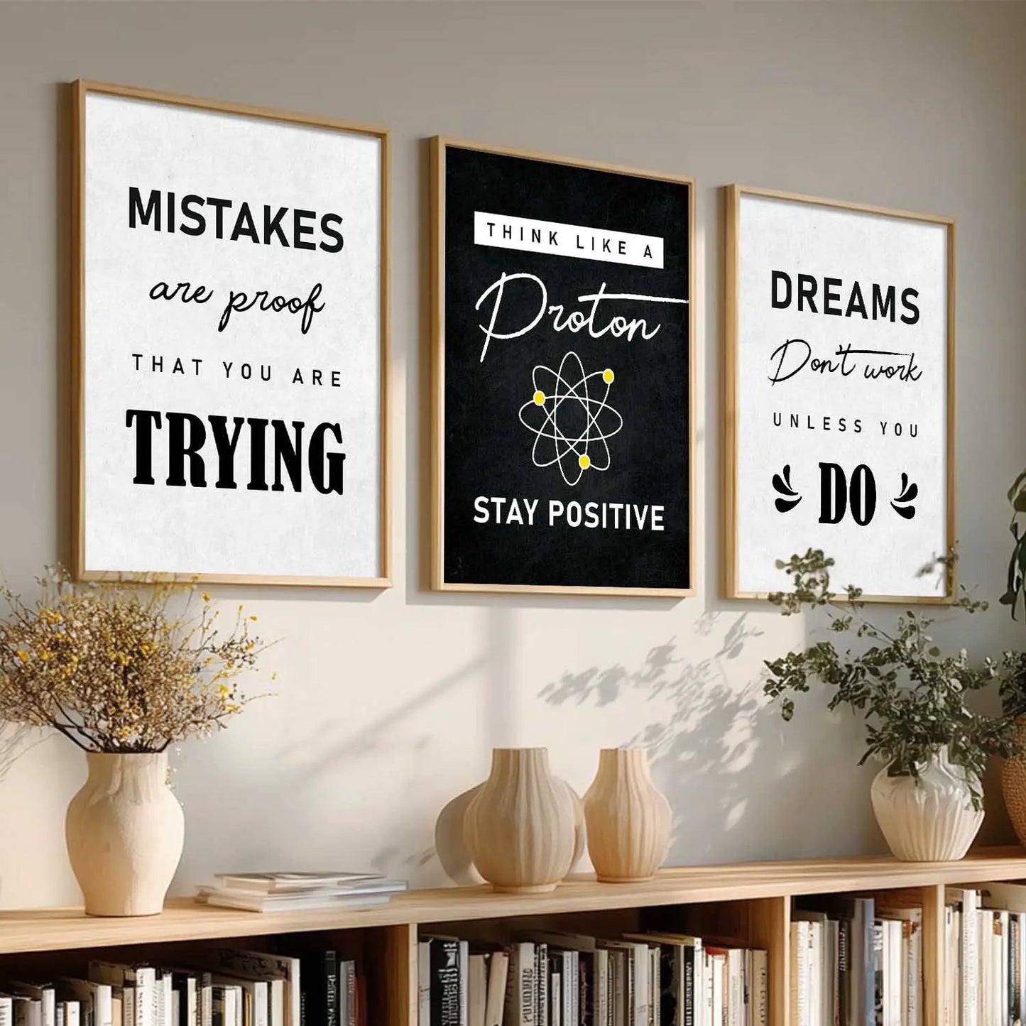 Motivational  Wall  Art Paintings for Living Room - Wall Poster With frames