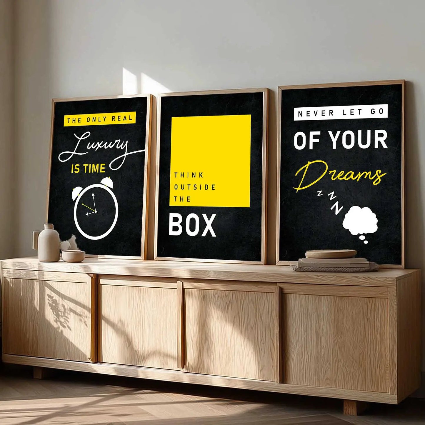Motivational  Wall  Art  Paintings for Living Room - Wall Poster With frames