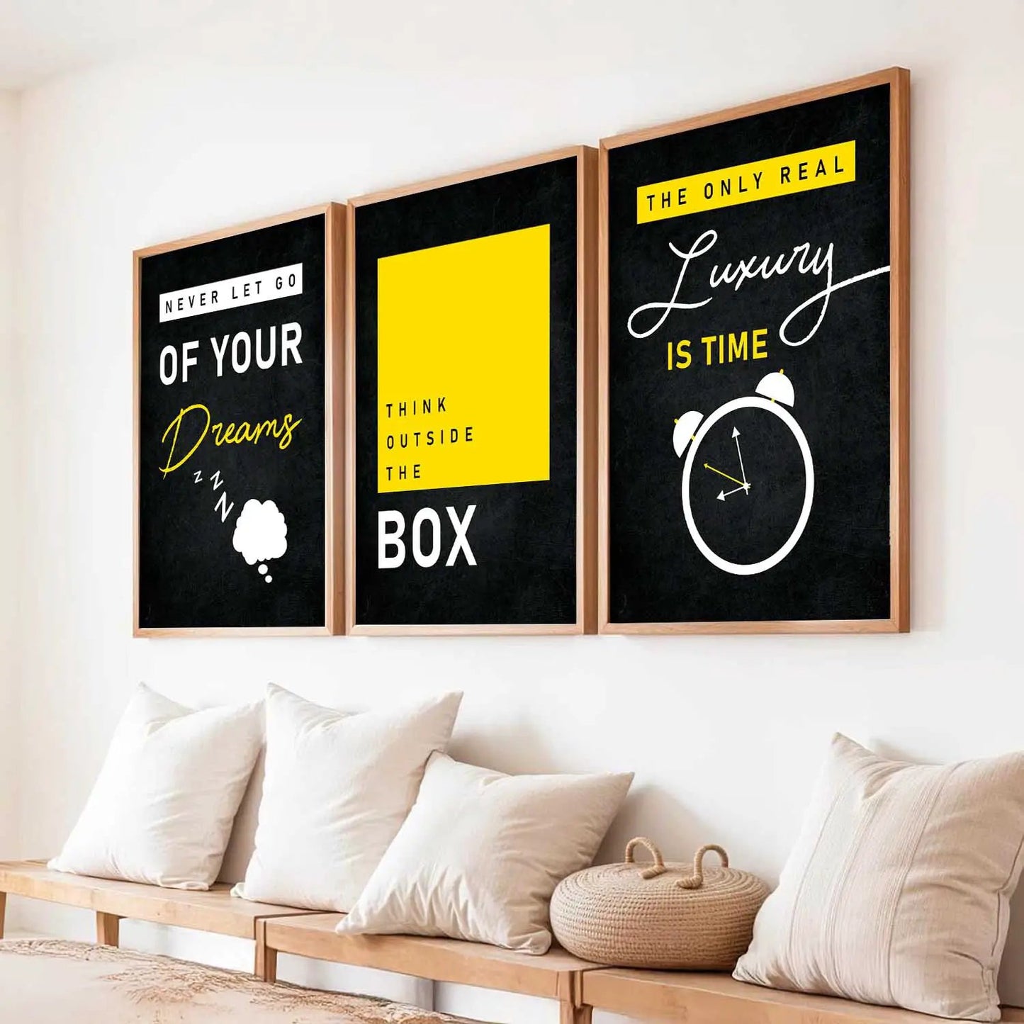 Motivational  Wall  Art  Paintings for Living Room - Wall Poster With frames