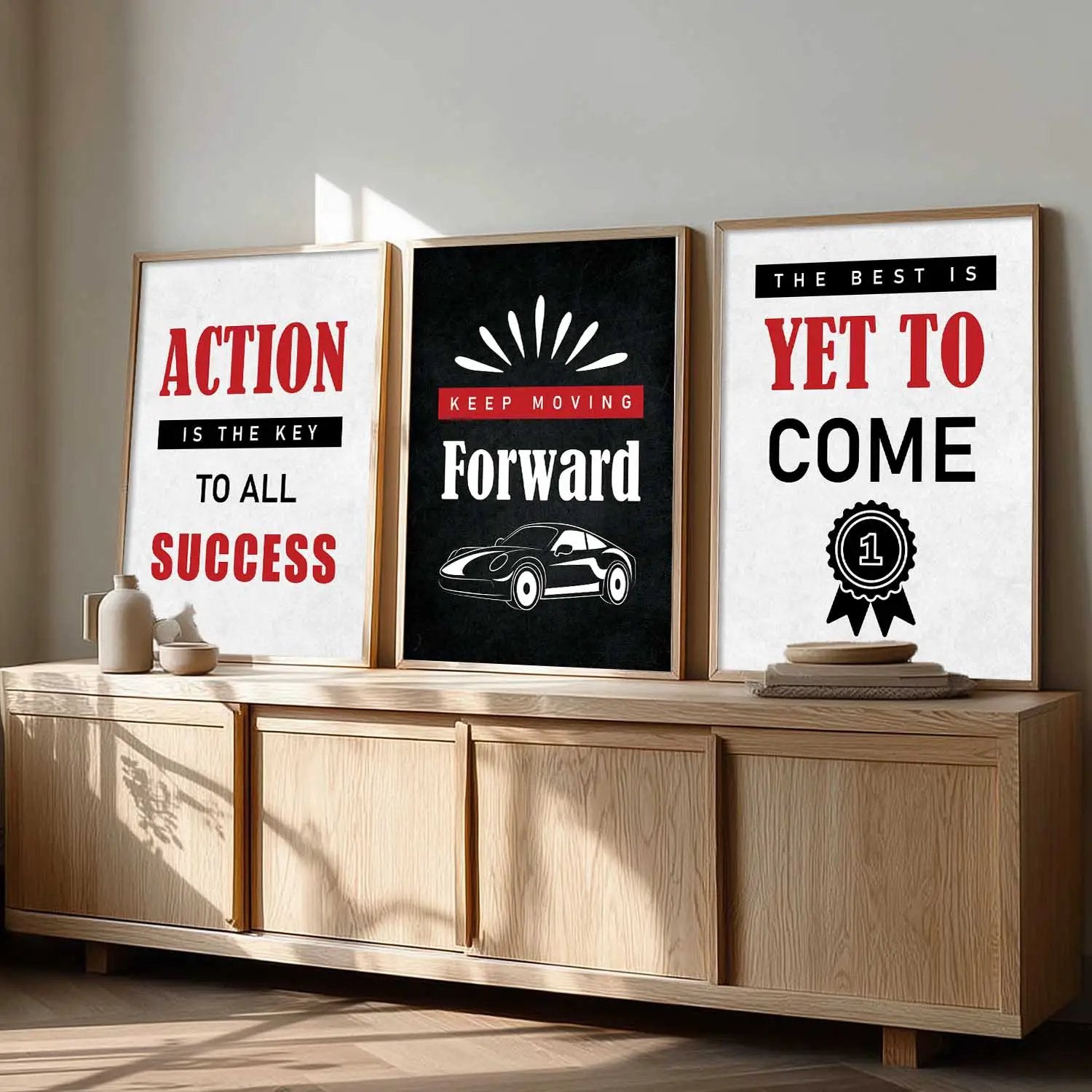 Motivational Wall Art Paintings for Living Room - Wall Poster With frames by Kotart store