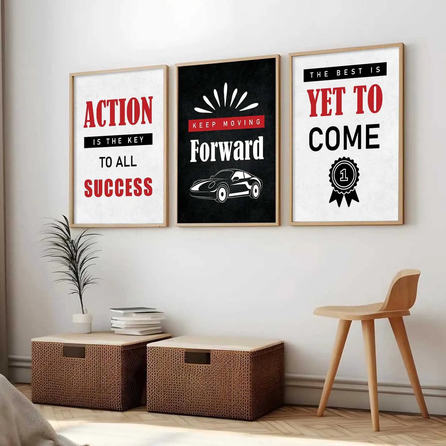 Motivational Wall Art Paintings for Living Room - Wall Poster With frames by Kotart store