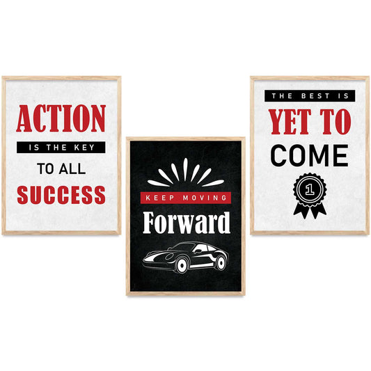 Motivational Wall  Art Paintings for Living Room - Wall Poster With frames