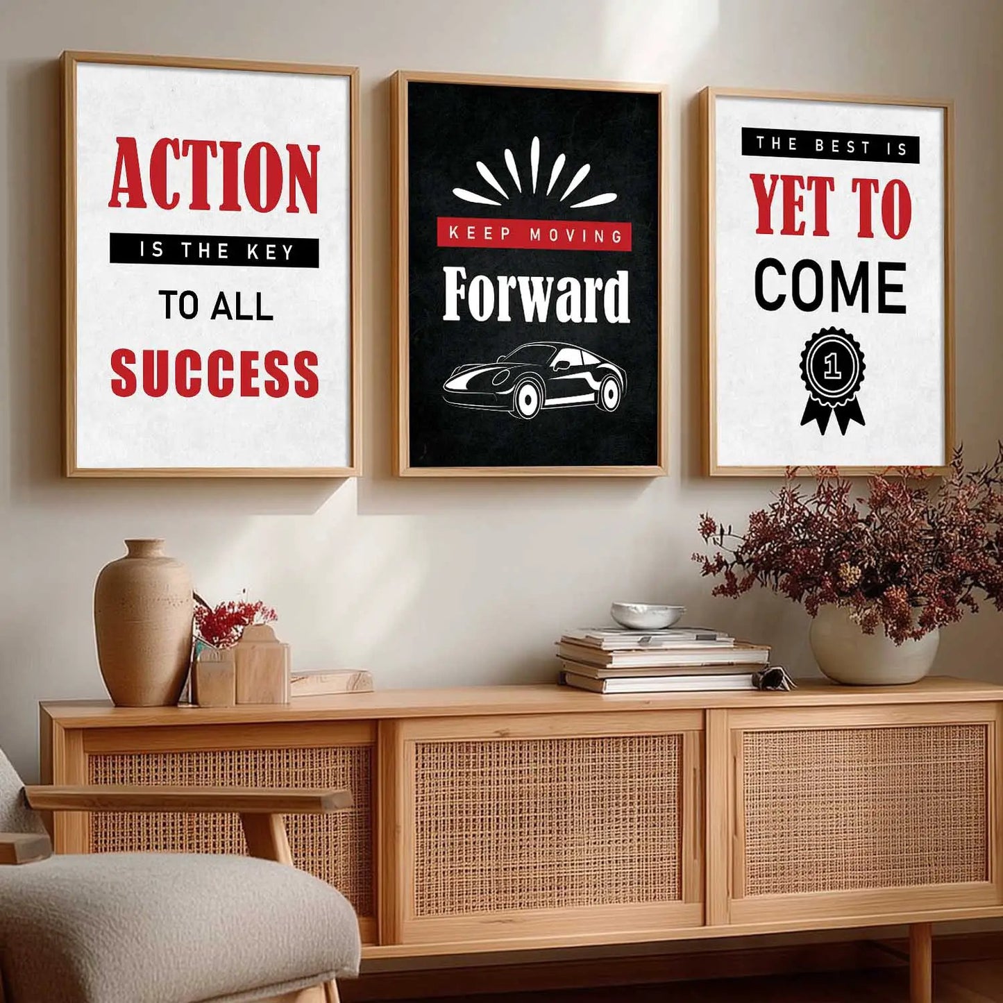 Motivational Wall Art Paintings for Living Room - Wall Poster With frames by Kotart store