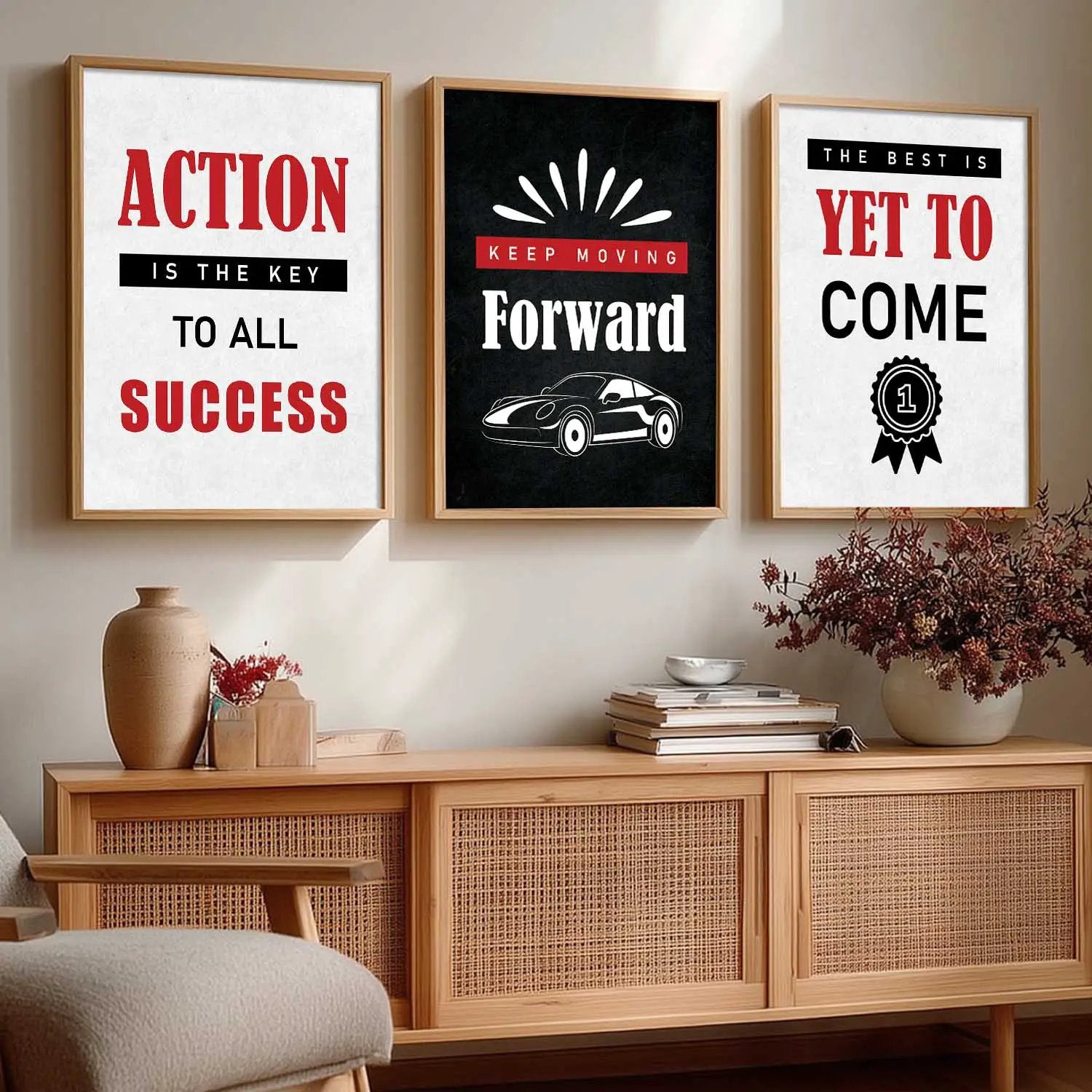Motivational Wall Art Paintings for Living Room - Wall Poster With frames by Kotart store