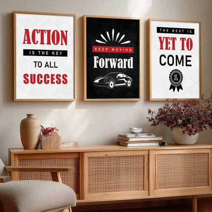 Motivational Wall Art Paintings for Living Room - Wall Poster With frames by Kotart store