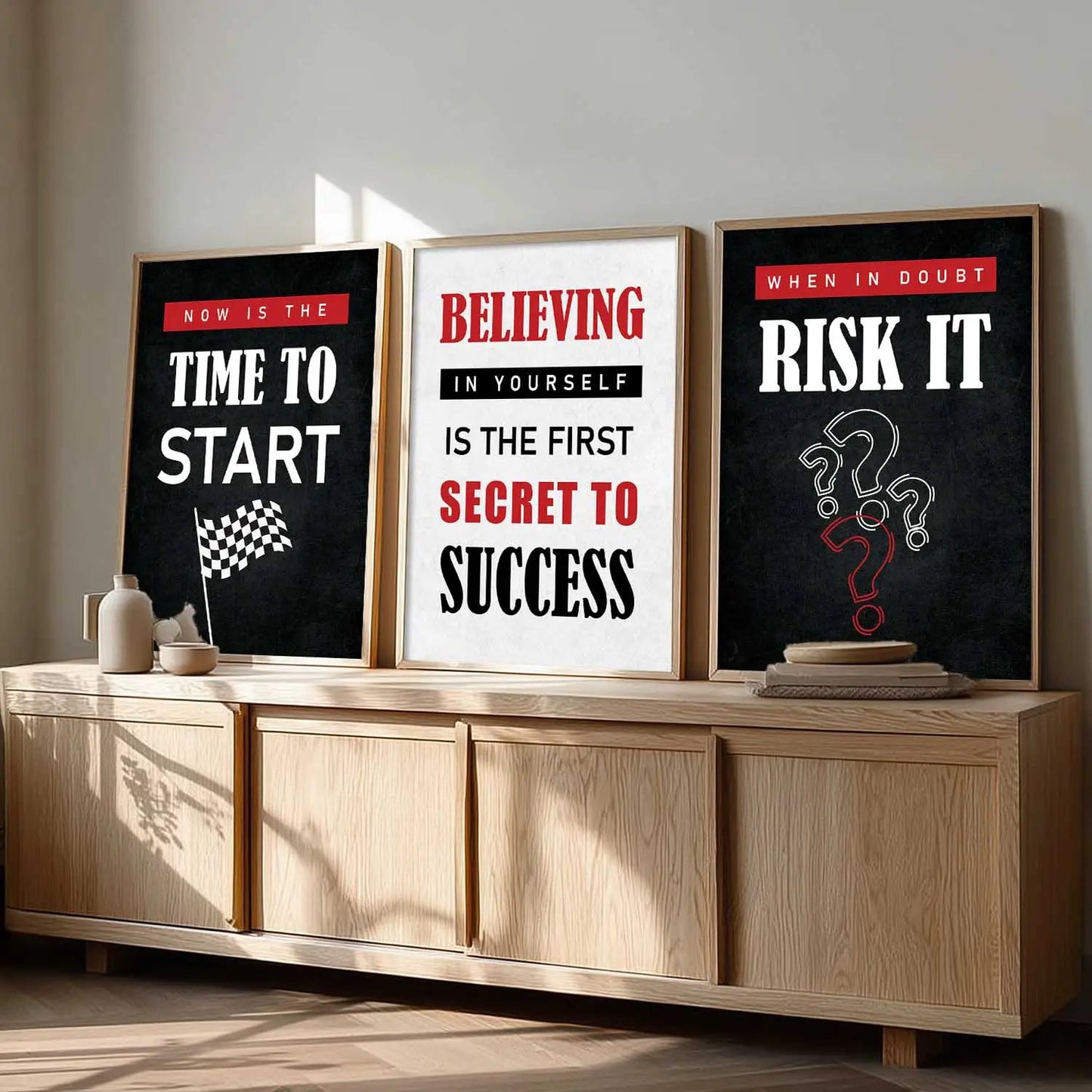 Motivational Wall Art Paintings for Living Room - Wall Poster With frames by Kotart store