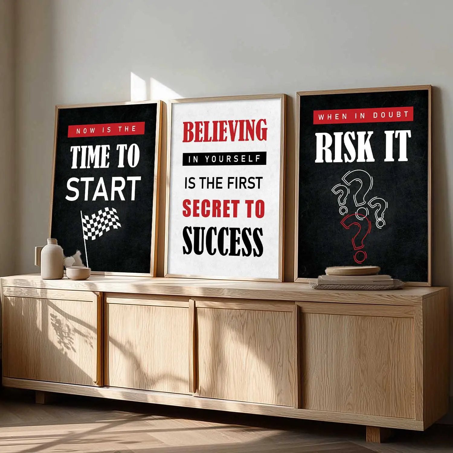 Motivational Wall Art Paintings for Living Room - Wall Poster With frames by Kotart store