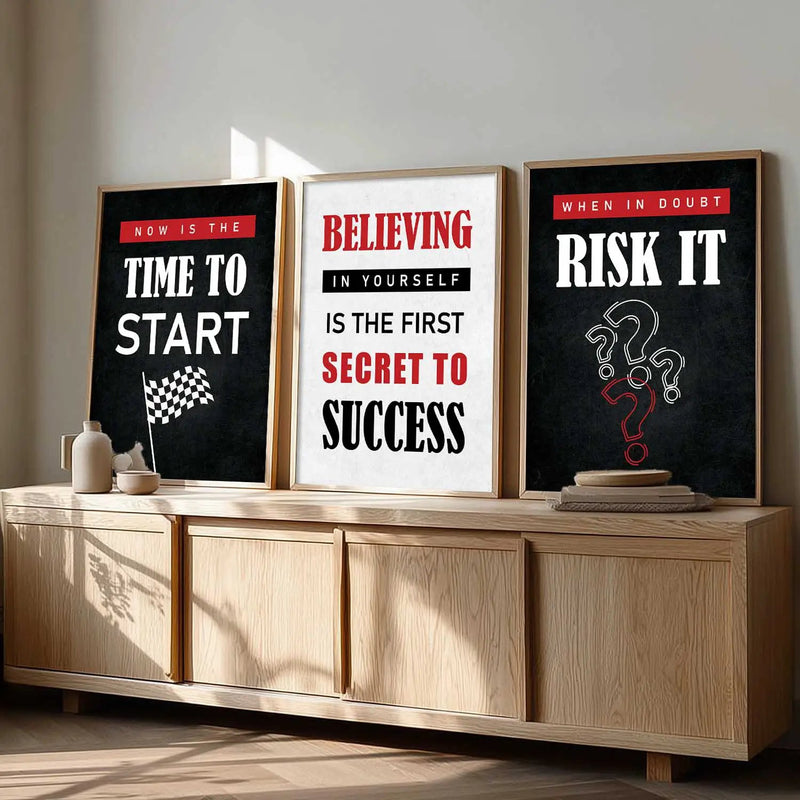 Motivational Wall Art Paintings for Living Room - Wall Poster With frames by Kotart store
