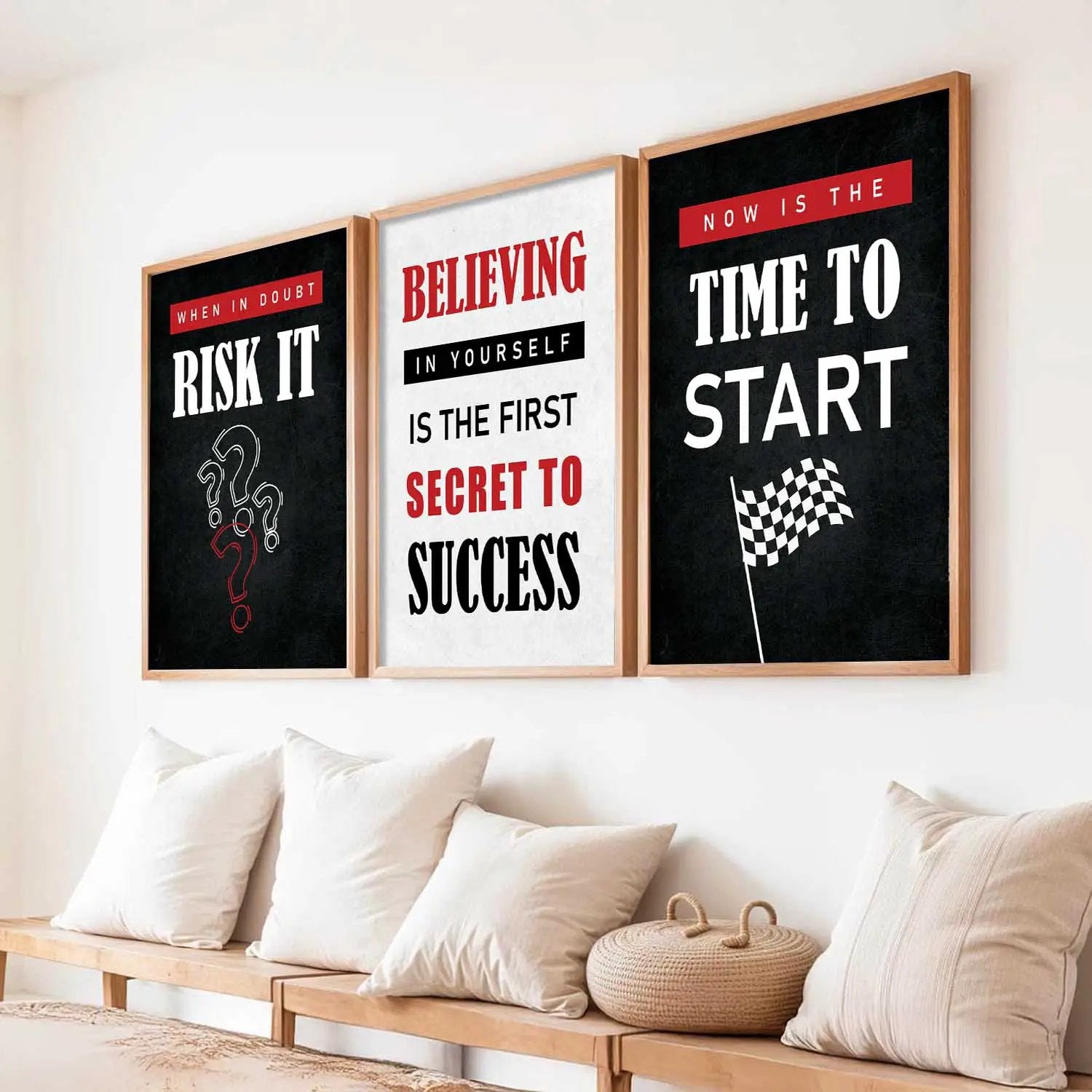 Motivational Wall Art Paintings for Living Room - Wall Poster With frames by Kotart store