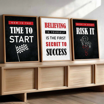 Motivational Wall Art Paintings for Living Room - Wall Poster With frames by Kotart store