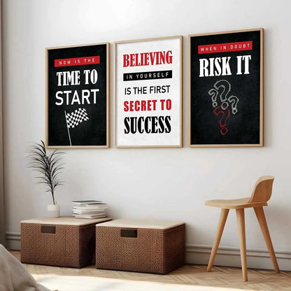 Motivational Wall Art Paintings for Living Room - Wall Poster With frames by Kotart store