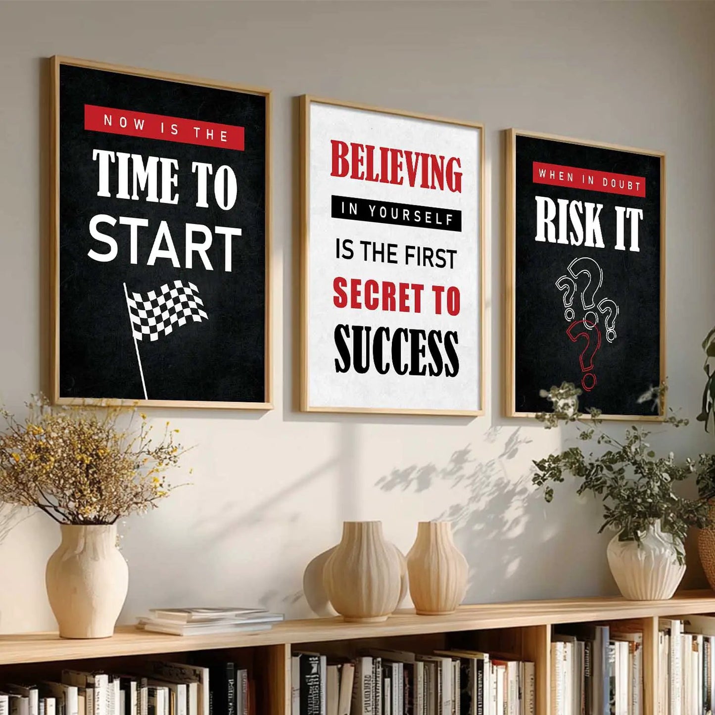 Motivational Wall Art Paintings for Living Room - Wall Poster With frames by Kotart store