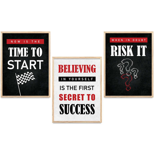 Motivational  Wall  Art Paintings for Living Room - Wall Poster With frames