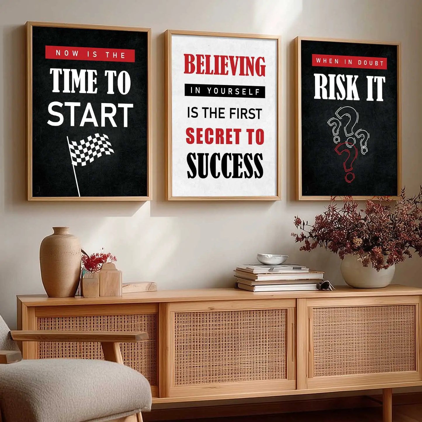 Motivational Wall Art Paintings for Living Room - Wall Poster With frames by Kotart store