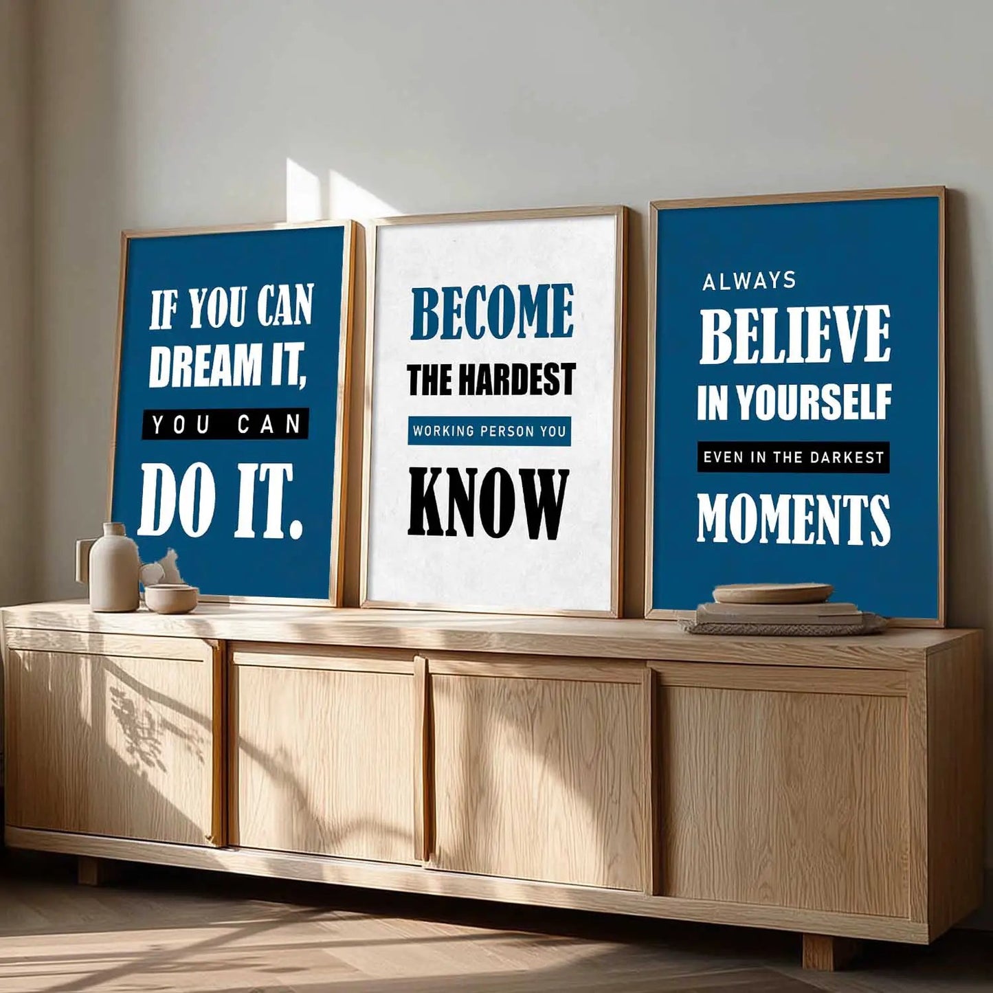 Motivational Wall Art Paintings for Living Room - Wall Poster With frames by Kotart store