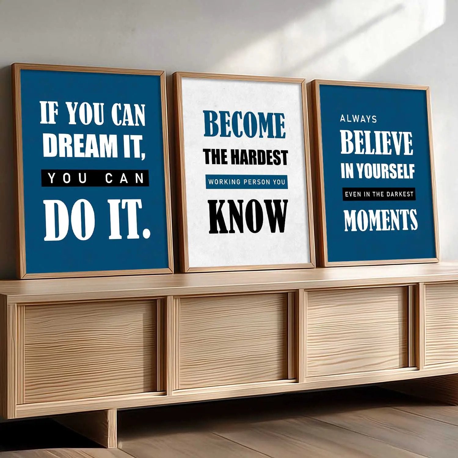 Motivational Wall Art Paintings for Living Room - Wall Poster With frames by Kotart store