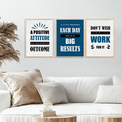 Motivational Wall Art Paintings for Living Room - Wall Poster With frames
