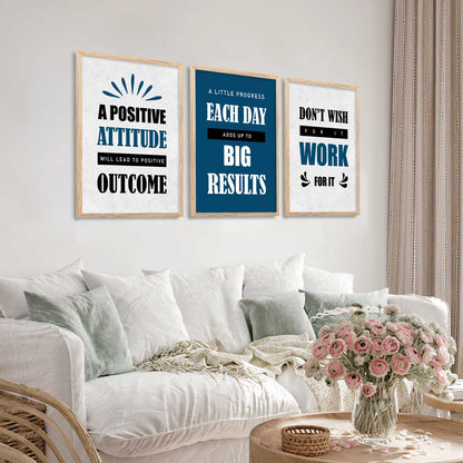 Motivational Wall Art Paintings for Living Room - Wall Poster With frames