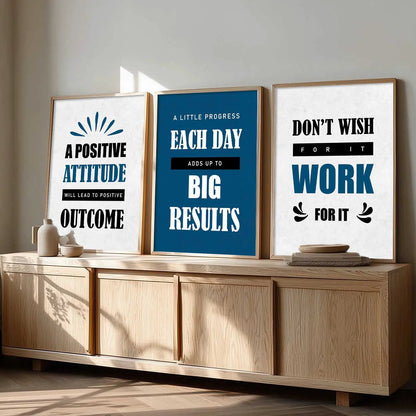 Motivational Wall Art Paintings for Living Room - Wall Poster With frames by Kotart store