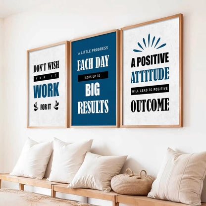 Motivational Wall Art Paintings for Living Room - Wall Poster With frames by Kotart store