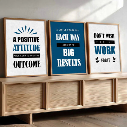 Motivational Wall Art Paintings for Living Room - Wall Poster With frames by Kotart store