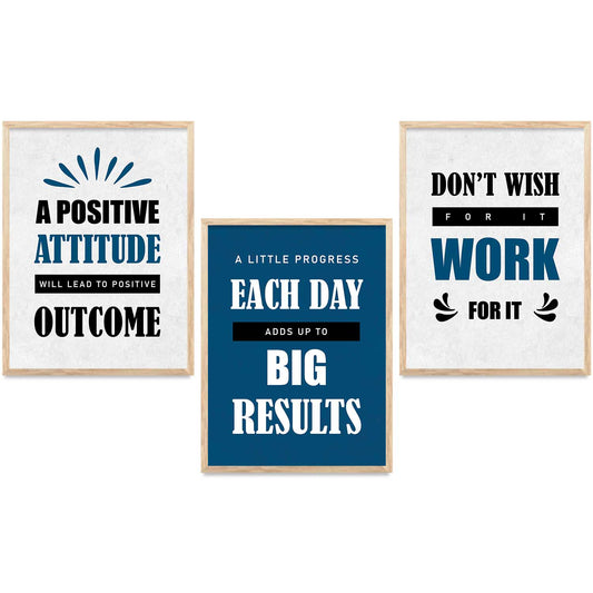 Motivational Wall Art Paintings for Living Room - Wall Poster With frames