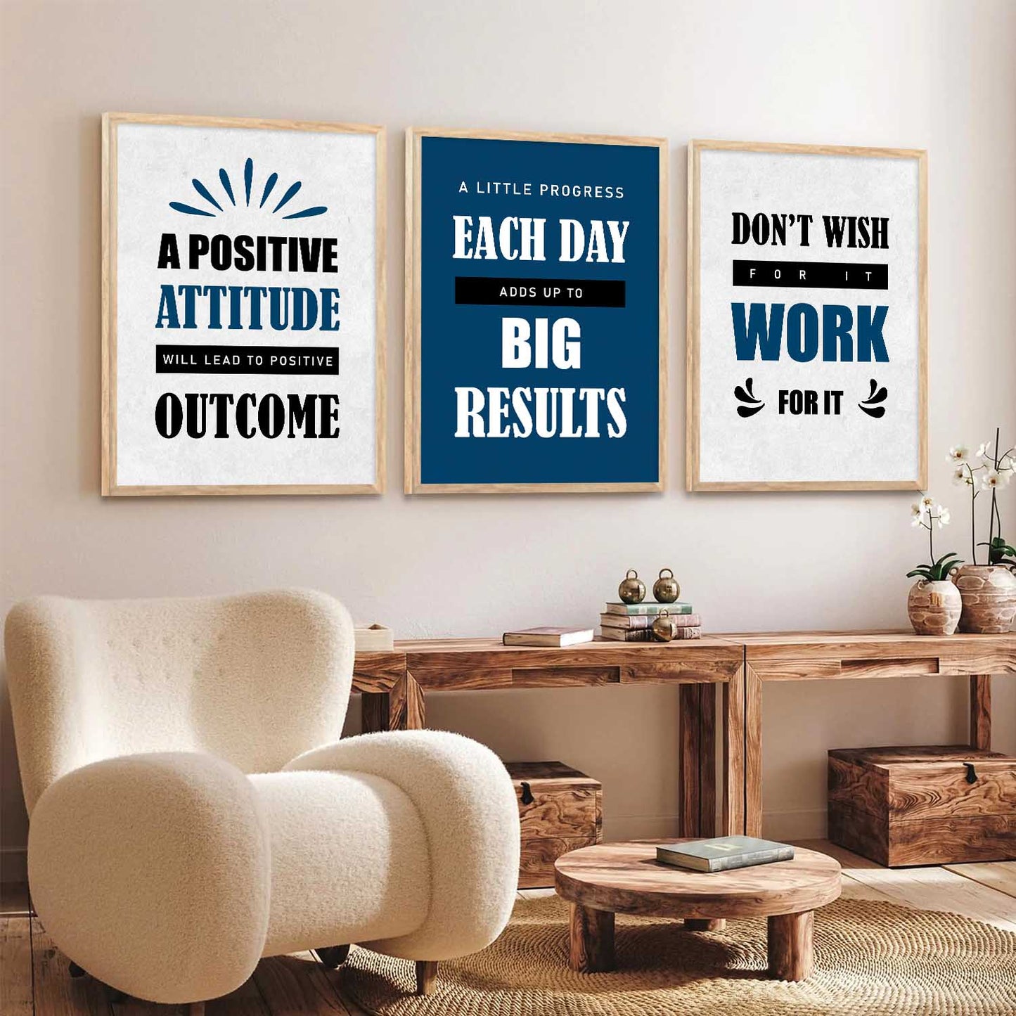 Motivational Wall Art Paintings for Living Room - Wall Poster With frames