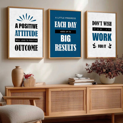 Motivational Wall Art Paintings for Living Room - Wall Poster With frames by Kotart store
