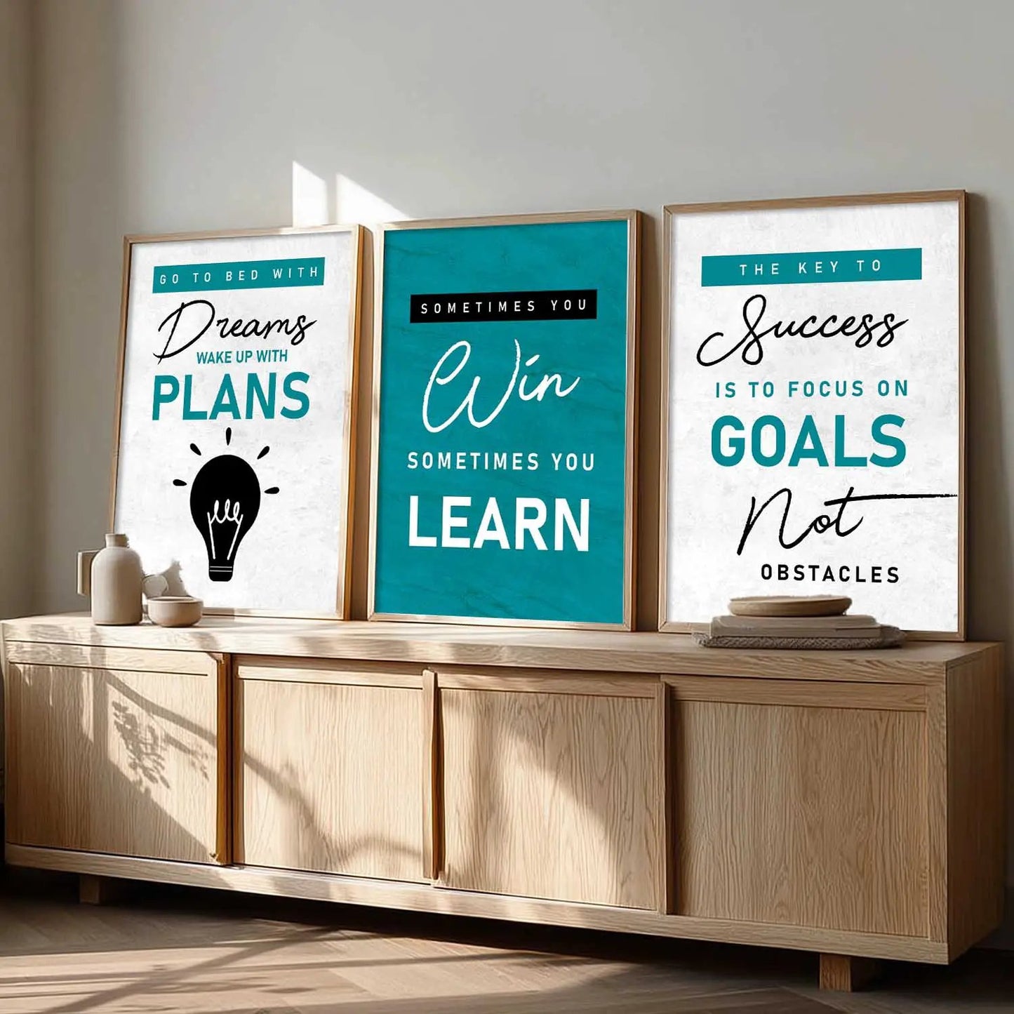 Motivational    Wall  Art  Paintings for Living Room - Wall Poster With frames