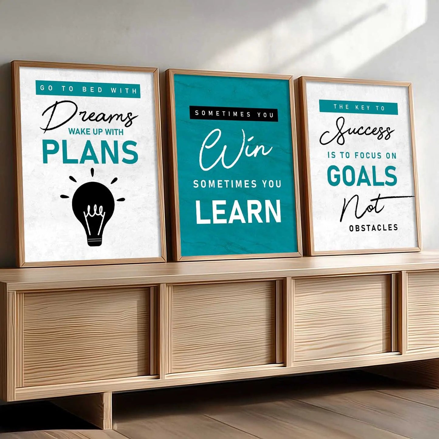 Motivational    Wall  Art  Paintings for Living Room - Wall Poster With frames
