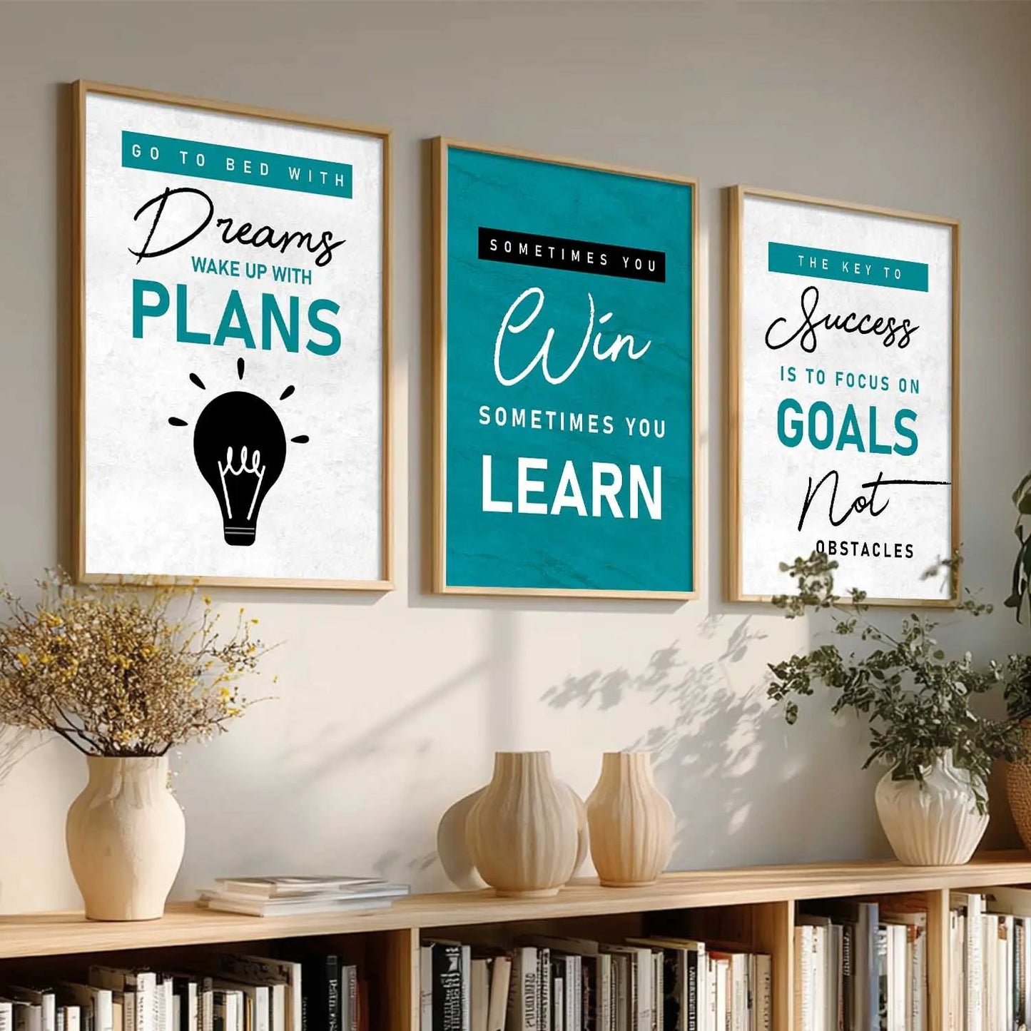 Motivational    Wall  Art  Paintings for Living Room - Wall Poster With frames