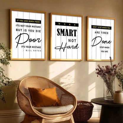 Motivational   Wall  Art  Paintings for Living Room - Wall Poster With frames