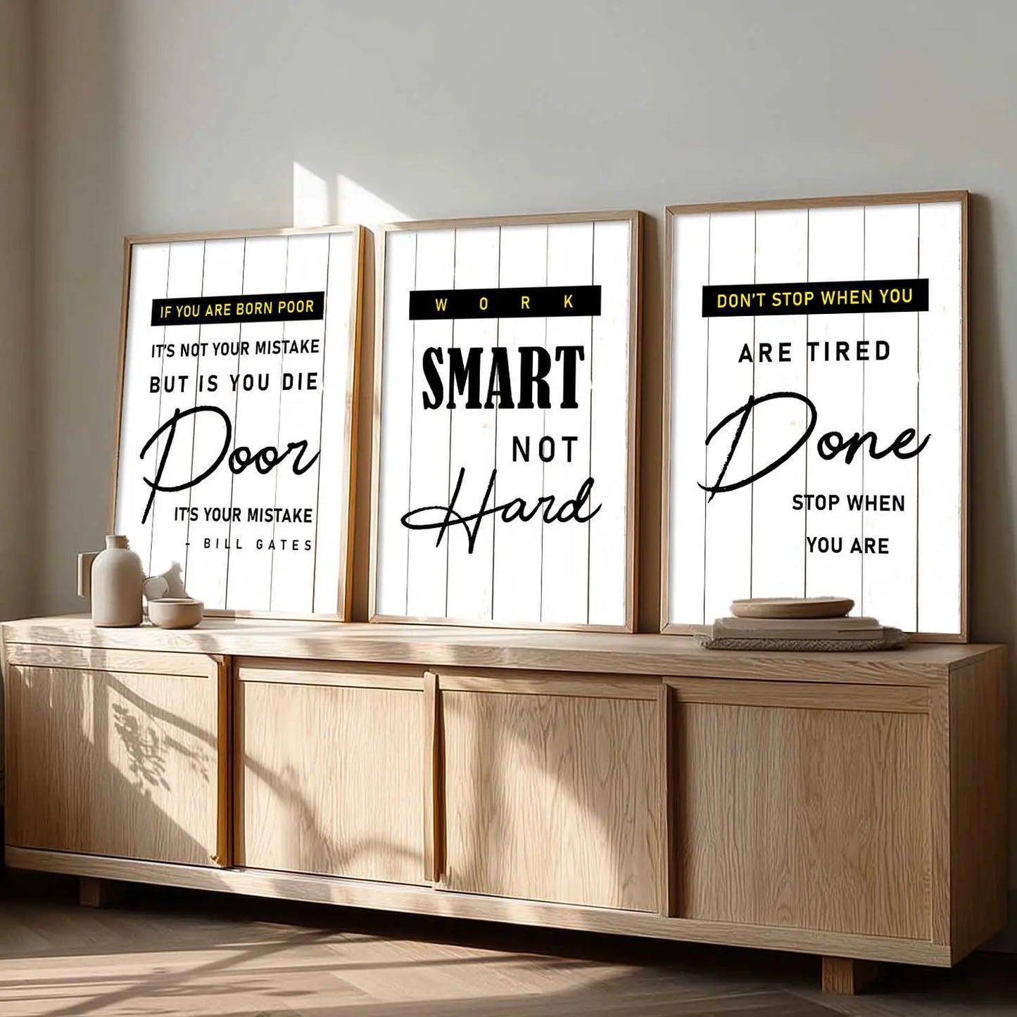 Motivational   Wall  Art  Paintings for Living Room - Wall Poster With frames