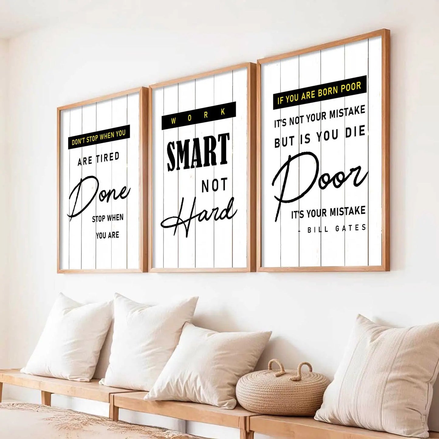 Motivational   Wall  Art  Paintings for Living Room - Wall Poster With frames